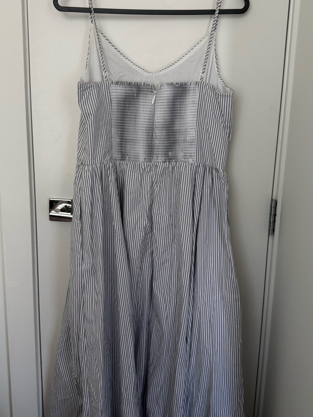 Babaton Navy and White Striped Maxi Dress - Picture 3 of 3